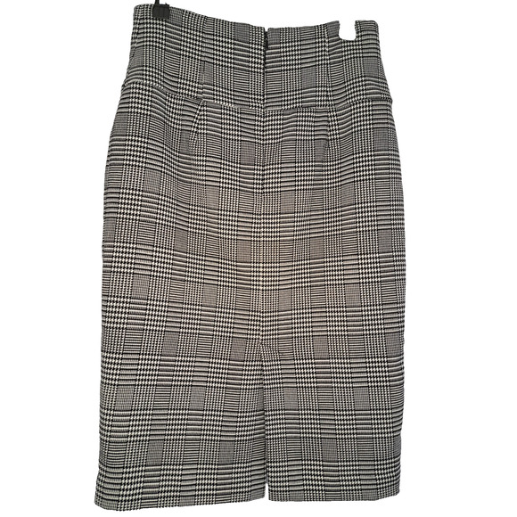 Worthington Skirt Womens Size 8 Black Houndstooth Career Staple Y2K Grunge Work - Picture 2 of 9